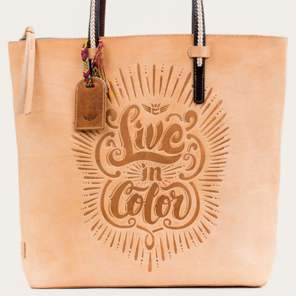 Live in Color Frida Market Tote by Consuela